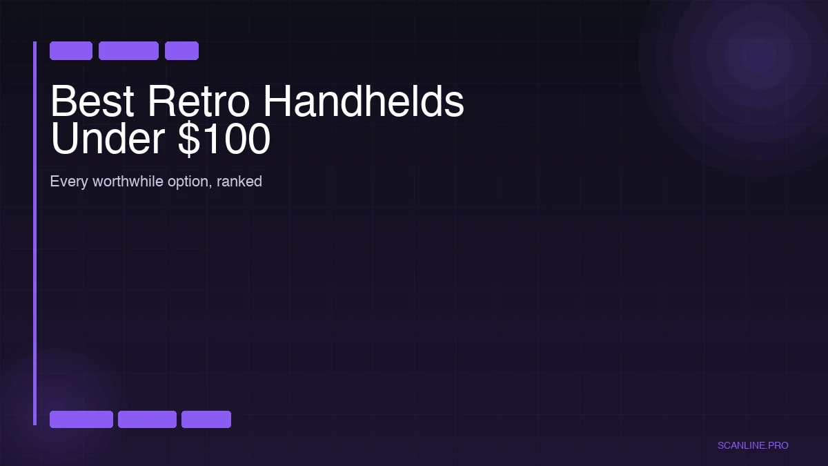 Best retro handhelds under $100 in 2025