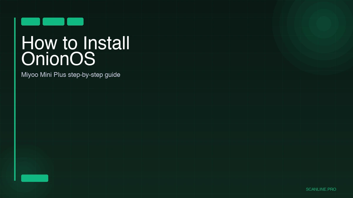 How to install OnionOS on Miyoo Mini Plus (2025)